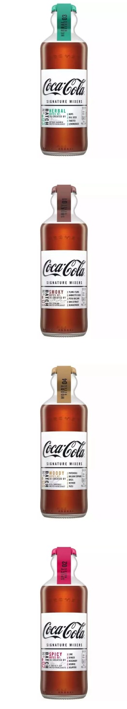 可口可乐要出酒了，有四种口味！看这设计，太赞啦